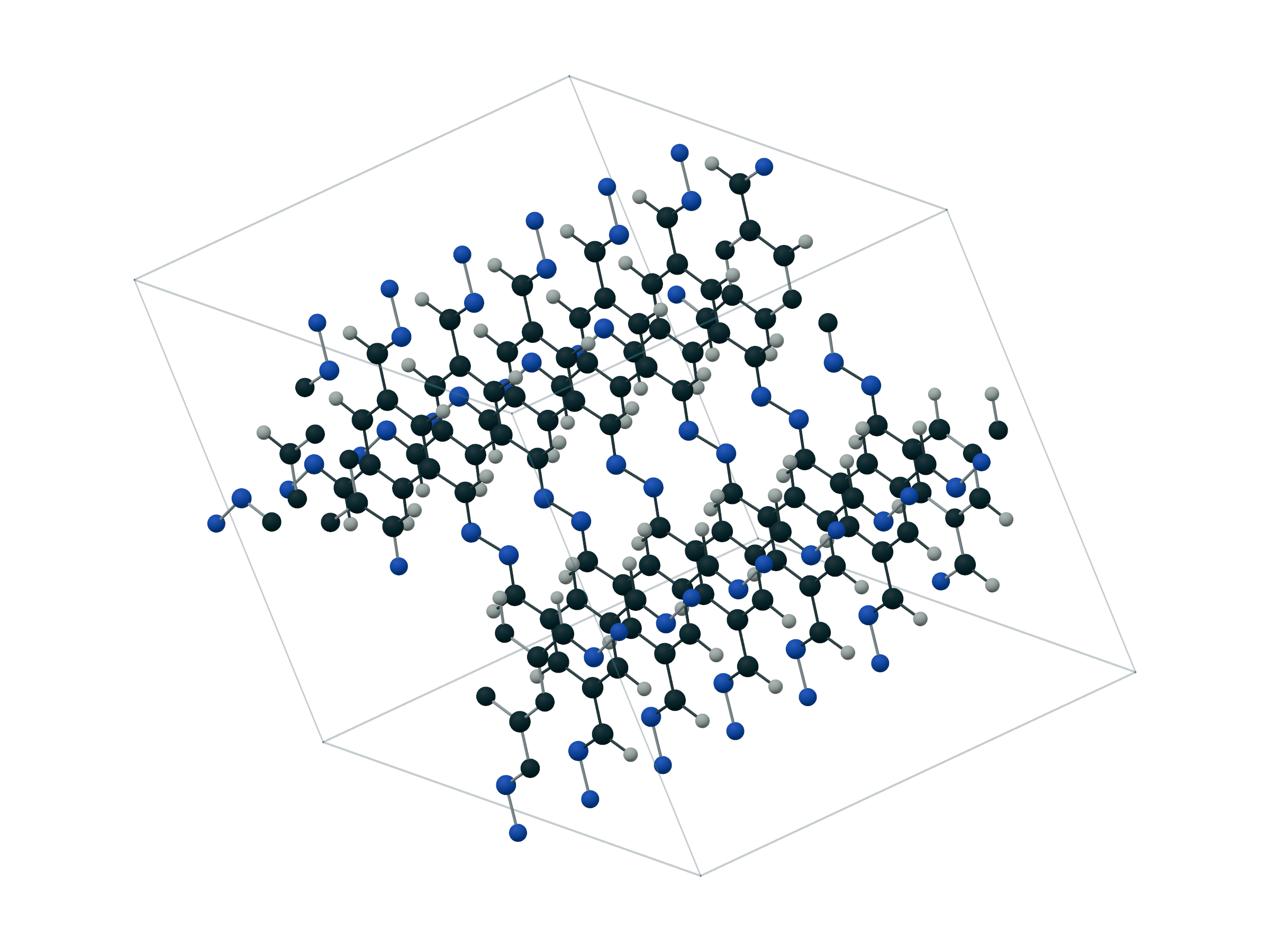 Triclinic ACOF covalent organic framework